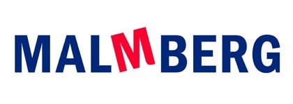Malmberg logo, een bekend merk in het onderwijs.