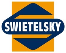 Swietelsky logo, een bouwbedrijf.
